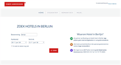 Desktop Screenshot of hotelinberlijn.nl